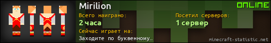 Юзербар 560x90 для Mirilion