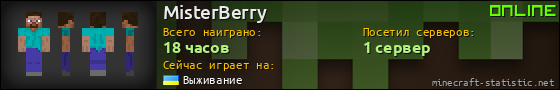 Юзербар 560x90 для MisterBerry