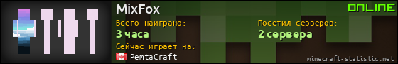 Юзербар 560x90 для MixFox