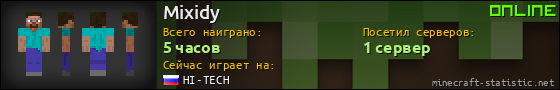 Юзербар 560x90 для Mixidy