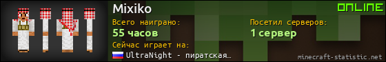 Юзербар 560x90 для Mixiko