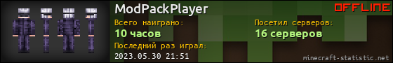 Юзербар 560x90 для ModPackPlayer