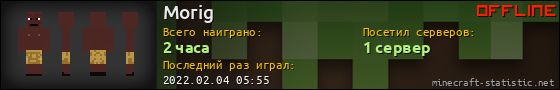 Юзербар 560x90 для Morig
