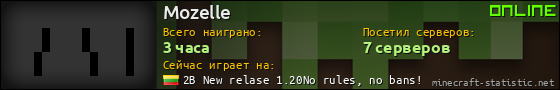 Юзербар 560x90 для Mozelle