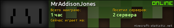 Юзербар 560x90 для MrAddisonJones