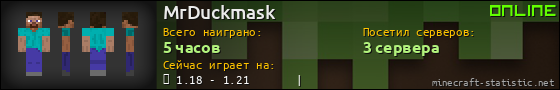 Юзербар 560x90 для MrDuckmask