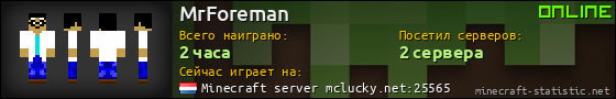 Юзербар 560x90 для MrForeman