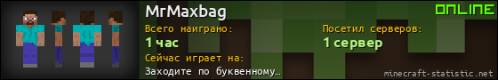 Юзербар 560x90 для MrMaxbag