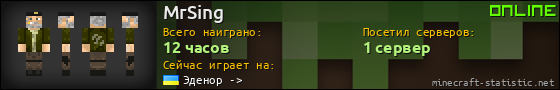 Юзербар 560x90 для MrSing