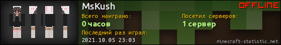Юзербар 560x90 для MsKush