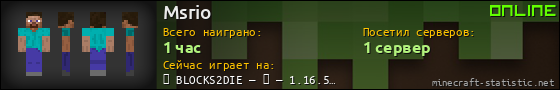 Юзербар 560x90 для Msrio