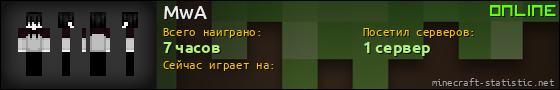 Юзербар 560x90 для MwA