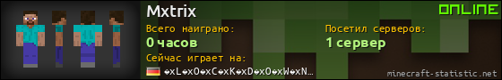 Юзербар 560x90 для Mxtrix