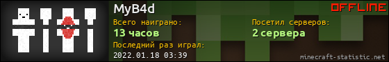 Юзербар 560x90 для MyB4d