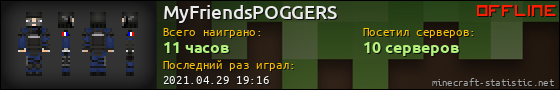 Юзербар 560x90 для MyFriendsPOGGERS