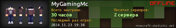 Юзербар 560x90 для MyGamingMc