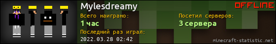 Юзербар 560x90 для Mylesdreamy