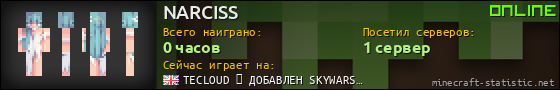 Юзербар 560x90 для NARCISS