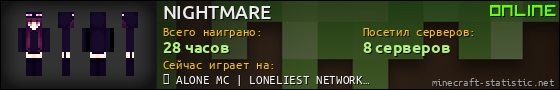 Юзербар 560x90 для NIGHTMARE