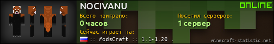 Юзербар 560x90 для NOCIVANU