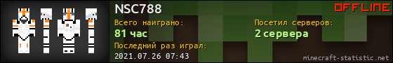 Юзербар 560x90 для NSC788