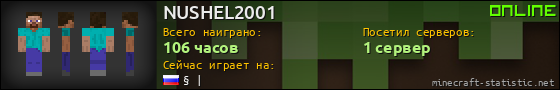 Юзербар 560x90 для NUSHEL2001