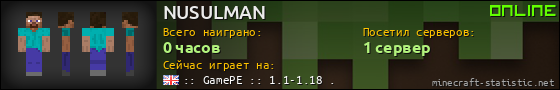 Юзербар 560x90 для NUSULMAN