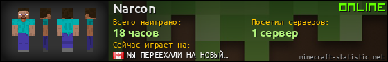 Юзербар 560x90 для Narcon