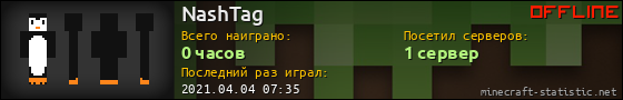 Юзербар 560x90 для NashTag