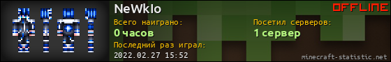 Юзербар 560x90 для NeWkIo