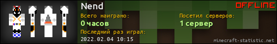 Юзербар 560x90 для Nend