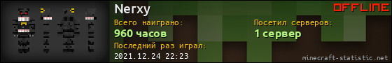 Юзербар 560x90 для Nerxy