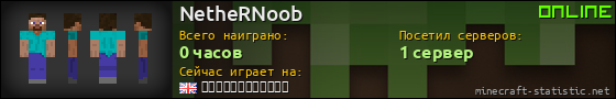 Юзербар 560x90 для NetheRNoob