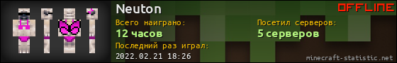 Юзербар 560x90 для Neuton
