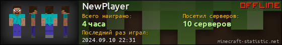 Юзербар 560x90 для NewPlayer