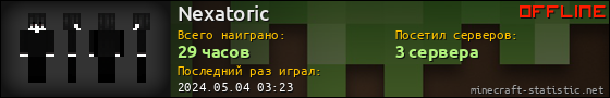 Юзербар 560x90 для Nexatoric