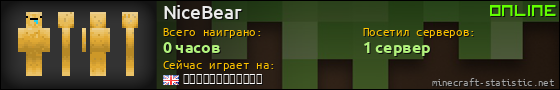 Юзербар 560x90 для NiceBear