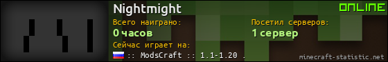 Юзербар 560x90 для Nightmight