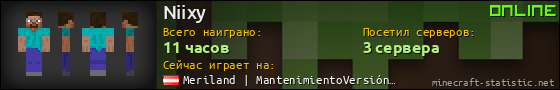 Юзербар 560x90 для Niixy