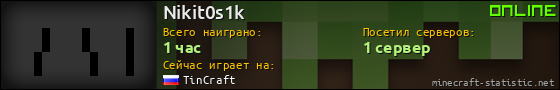 Юзербар 560x90 для Nikit0s1k