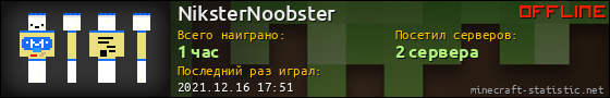 Юзербар 560x90 для NiksterNoobster