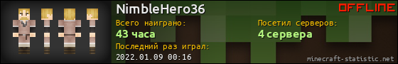 Юзербар 560x90 для NimbleHero36
