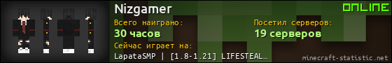 Юзербар 560x90 для Nizgamer