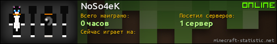 Юзербар 560x90 для NoSo4eK
