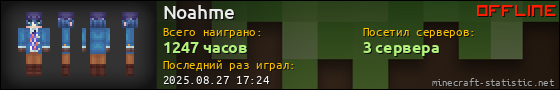 Юзербар 560x90 для Noahme