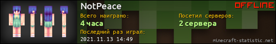 Юзербар 560x90 для NotPeace