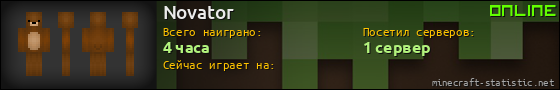 Юзербар 560x90 для Novator