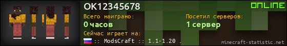 Юзербар 560x90 для OK12345678