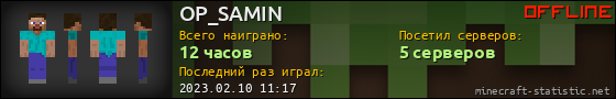 Юзербар 560x90 для OP_SAMIN