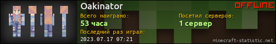 Юзербар 560x90 для Oakinator
